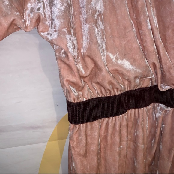 Eva Mendes Pink Crush Velvet Dress A25021 - Picture 8 of 13